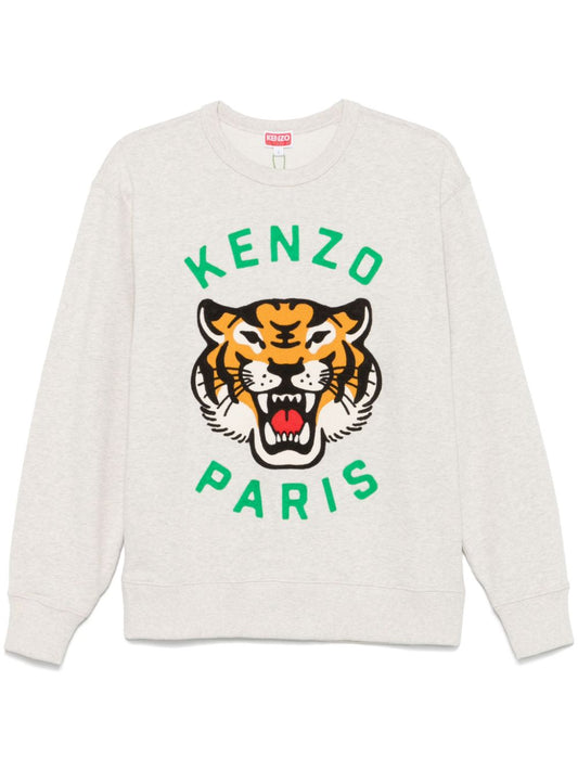 Lucky tiger cotton sweatshirt