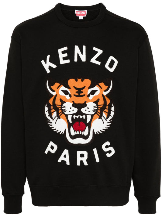 Lucky tiger cotton sweatshirt