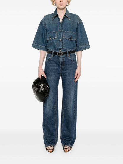 Mahsha denim cotton shirt