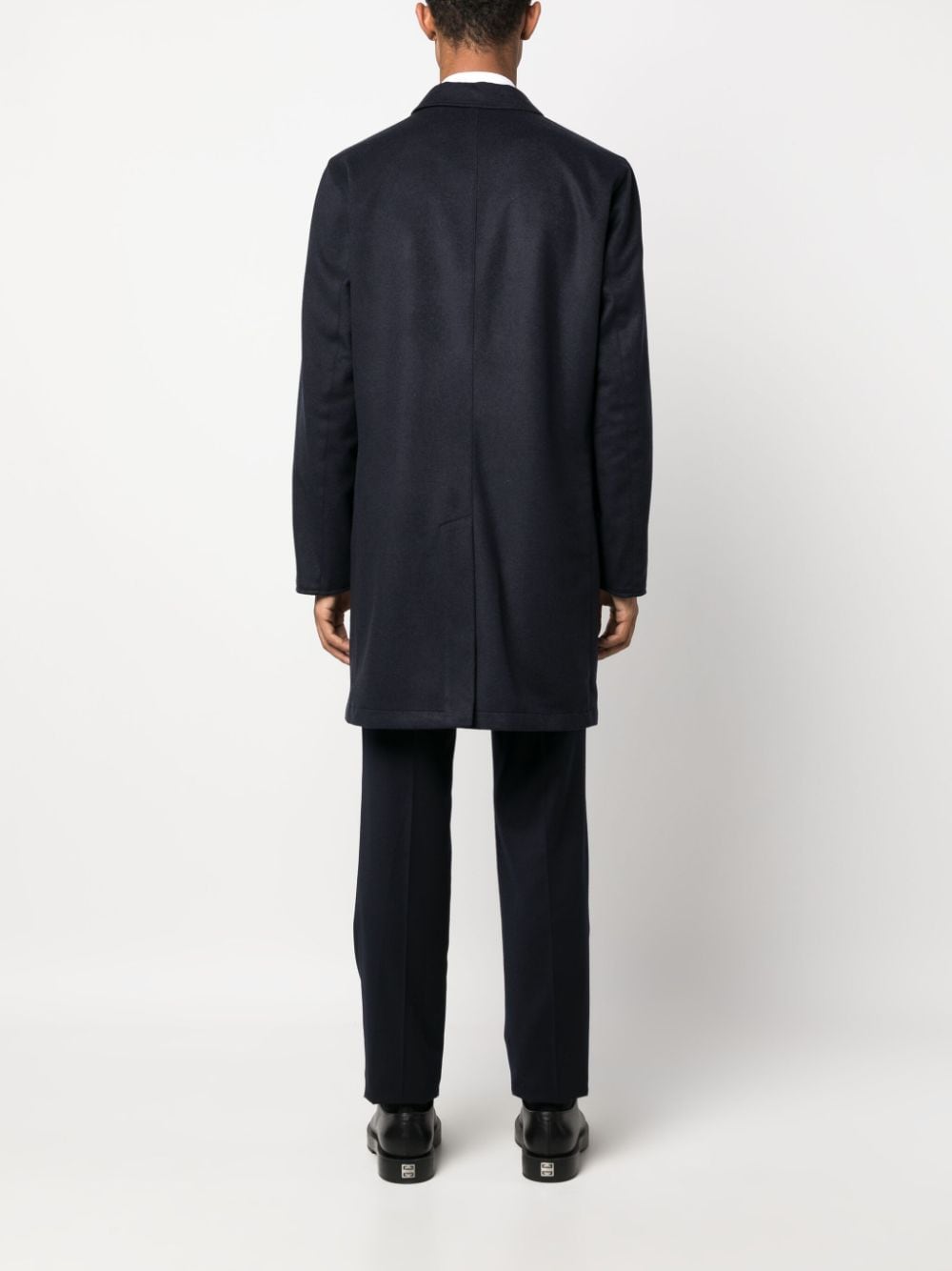 Peak cashmere coat