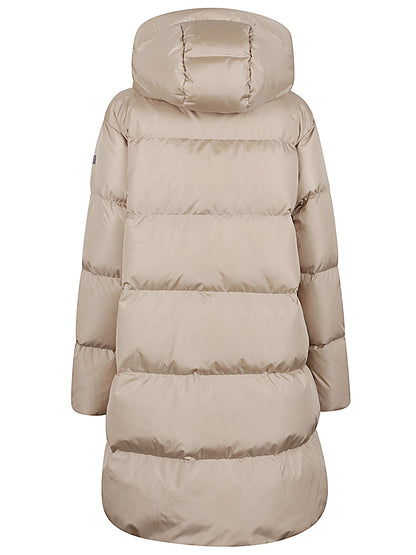 Hooded padded jacket