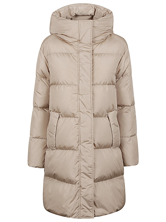 Hooded padded jacket