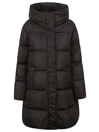 Hooded padded jacket