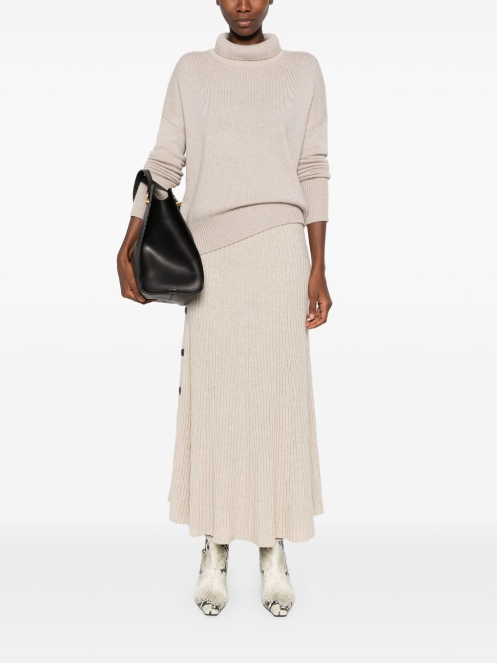 Heidi cashmere turtle-neck jumper