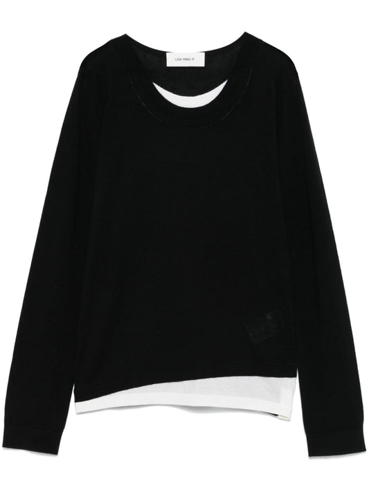 Gabie cashmere crewneck sweater