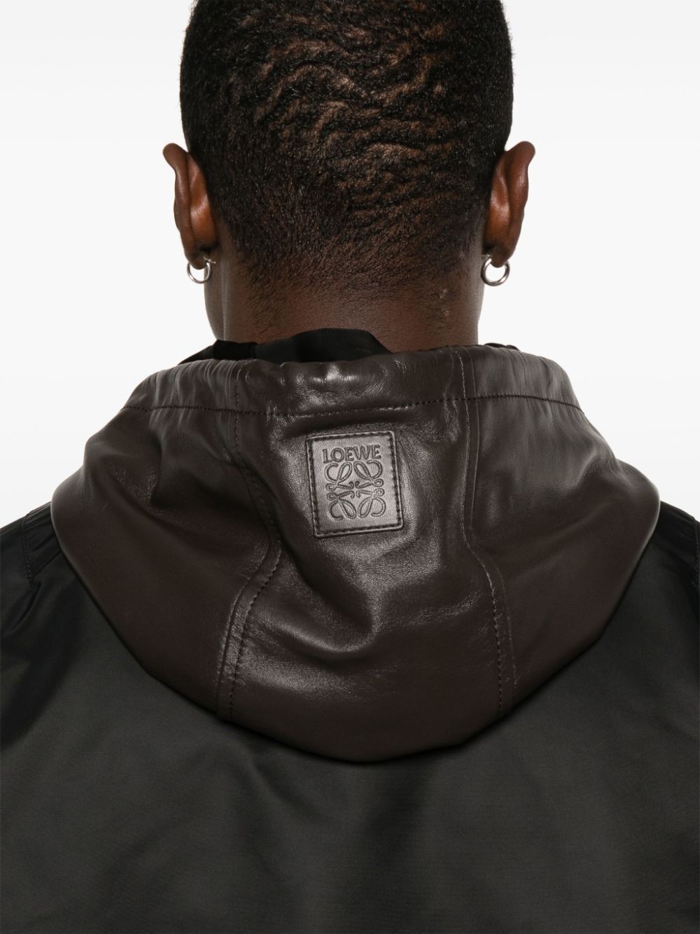 Nylon bomber jacket