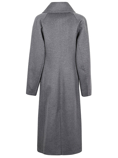 Wool and cashmere blend coat