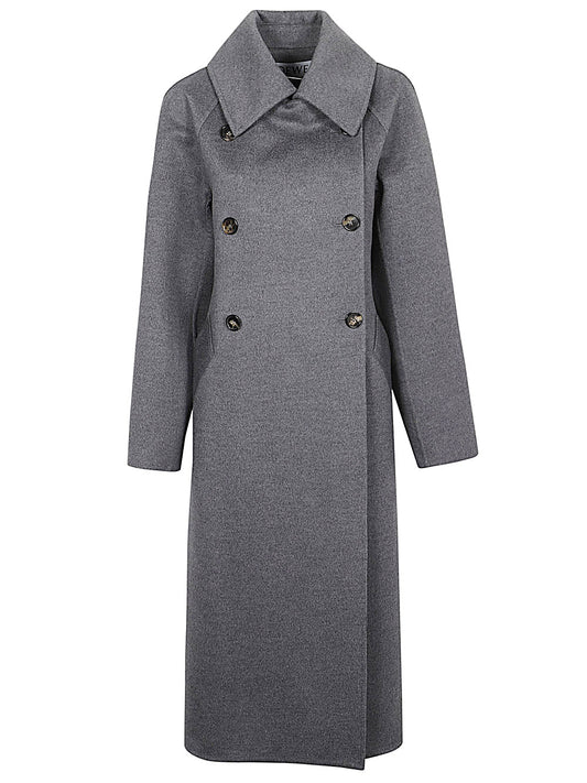 Wool and cashmere blend coat