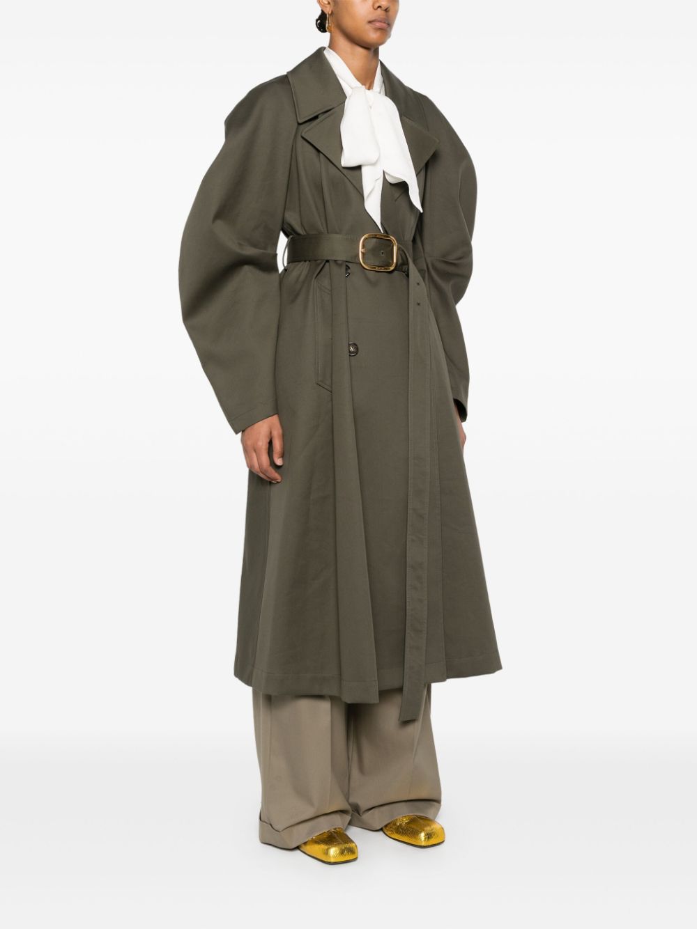 Cotton trench coat