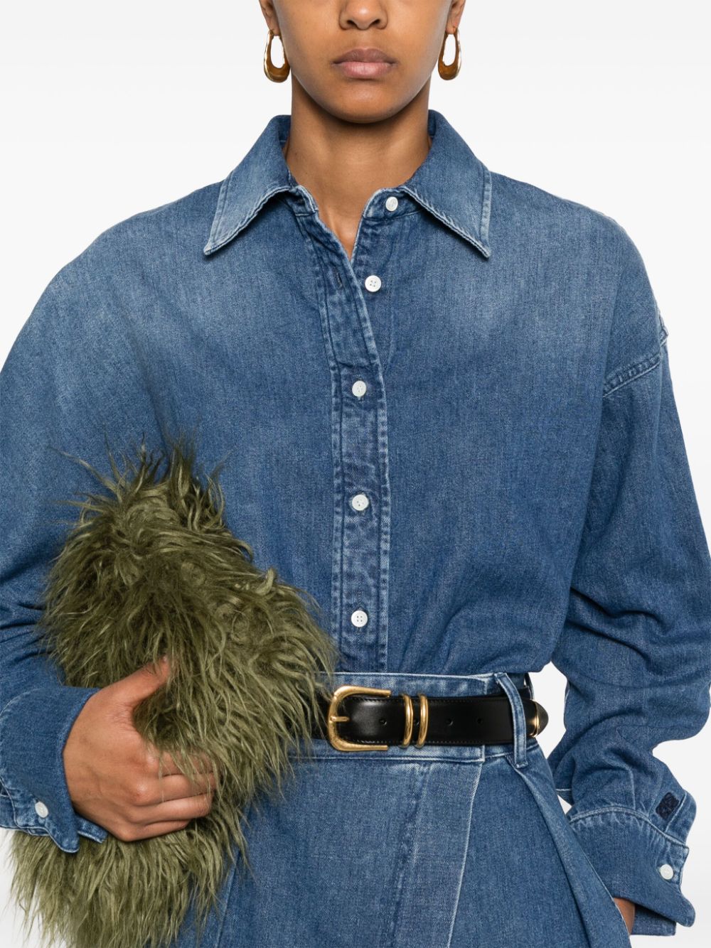 Denim cotton shirt