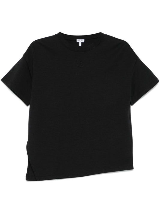 Cotton asymmetric t-shirt