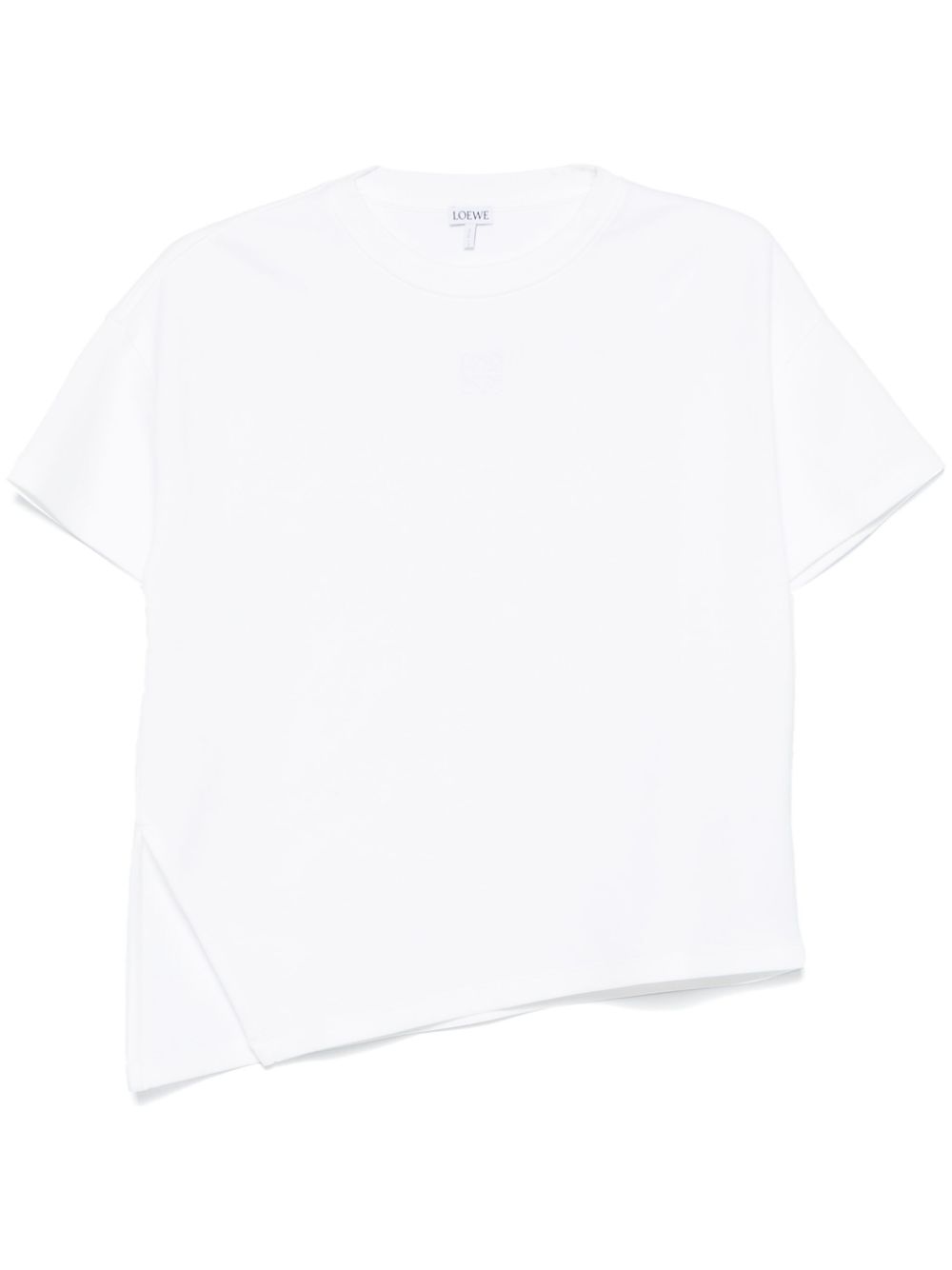 Asymmetric cotton t-shirt