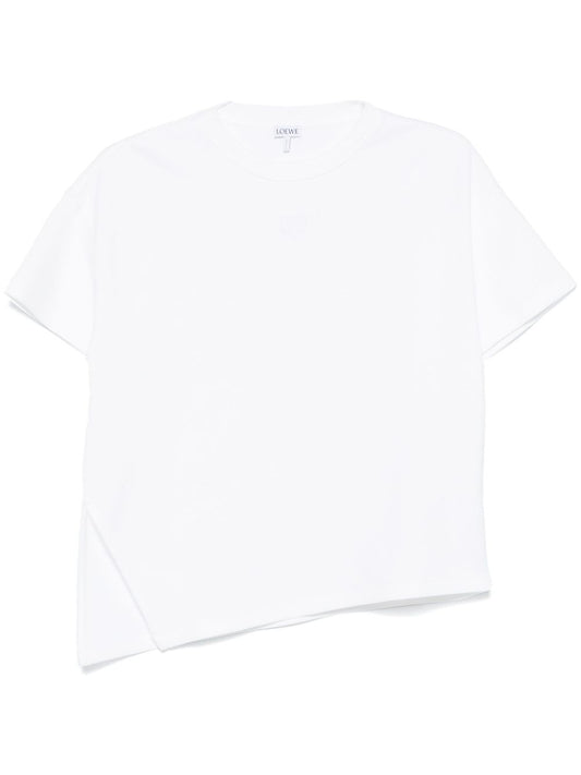 Asymmetric cotton t-shirt