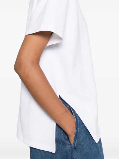 Asymmetric cotton t-shirt