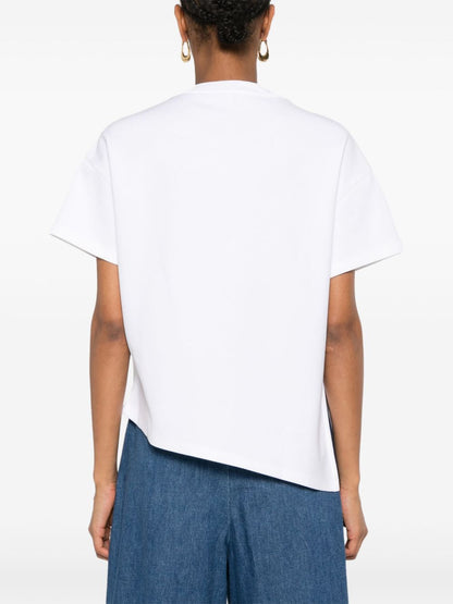 Asymmetric cotton t-shirt