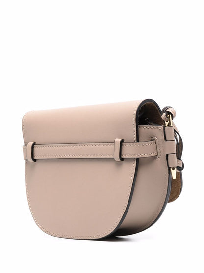 Gate dual mini leather crossbody bag