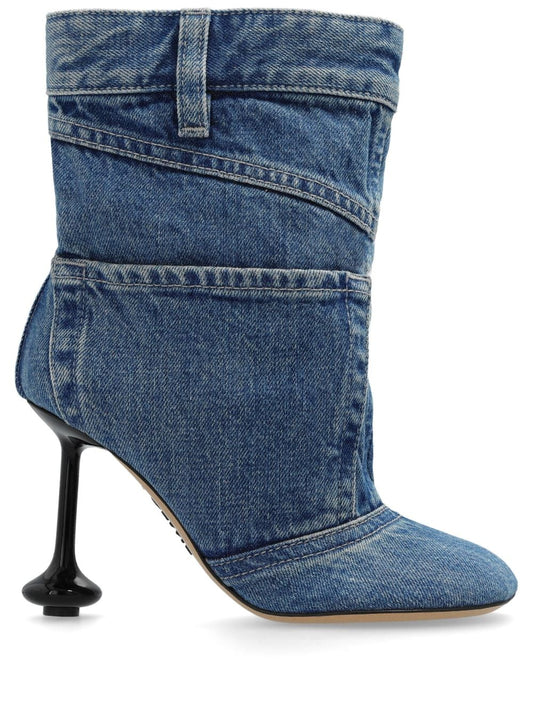 Toy panta denim ankle boots