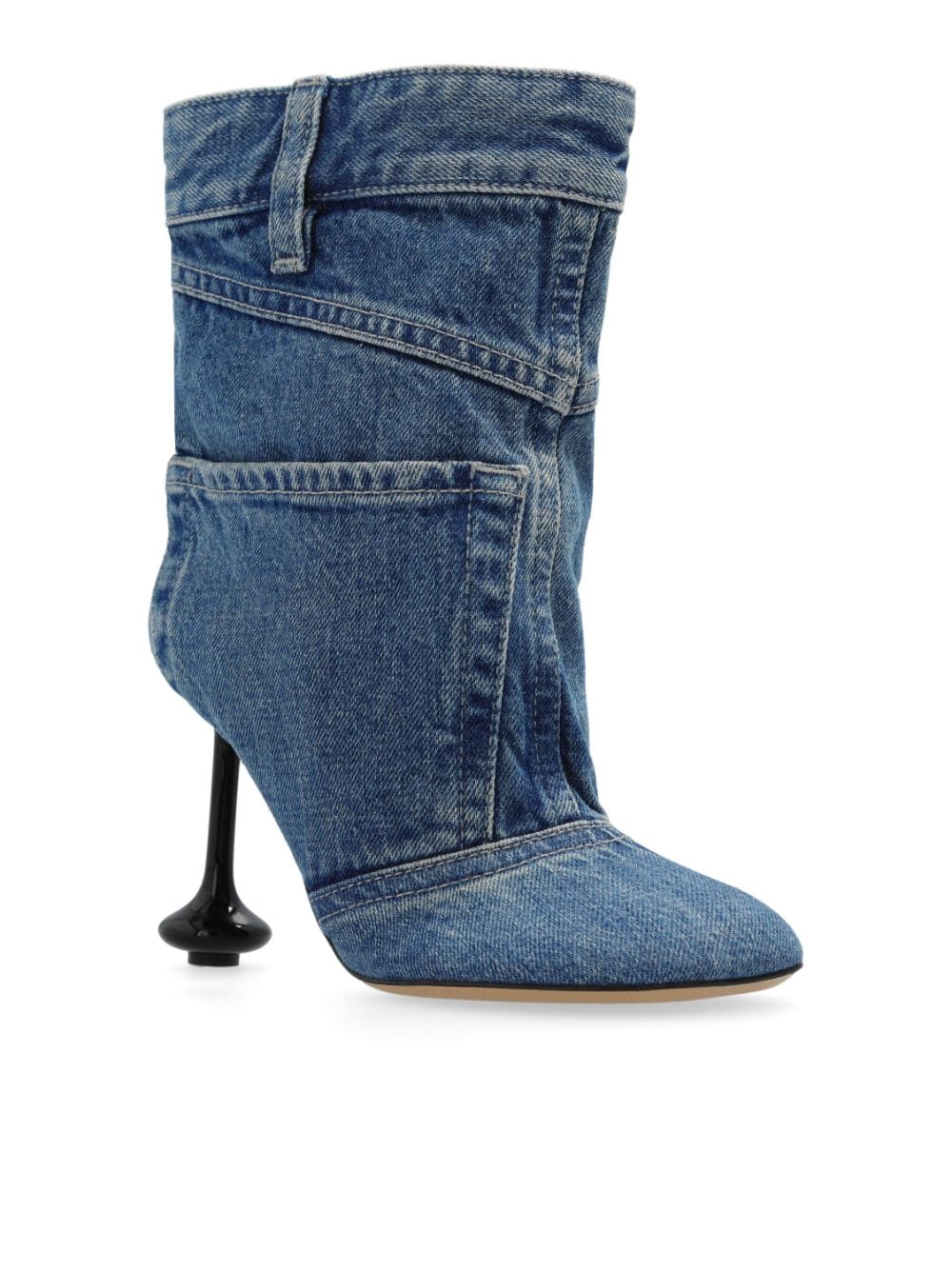 Toy panta denim ankle boots