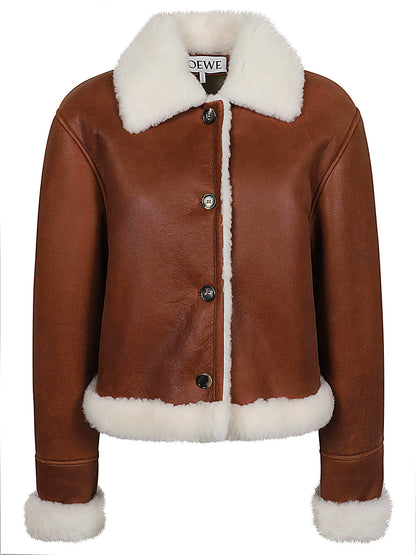 Shearling leather jacket