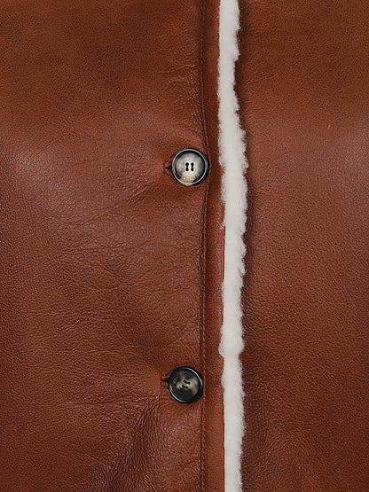 Shearling leather jacket