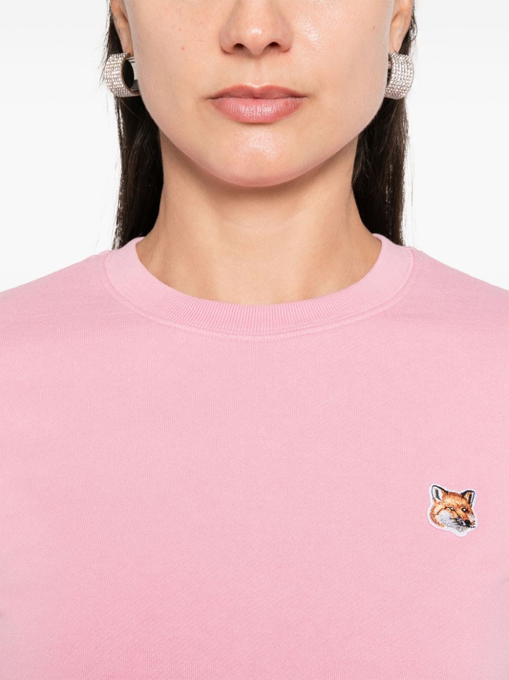 Fox head cotton sweatshirt