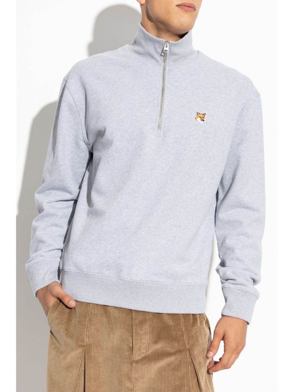 Fox head cotton sweatshirt