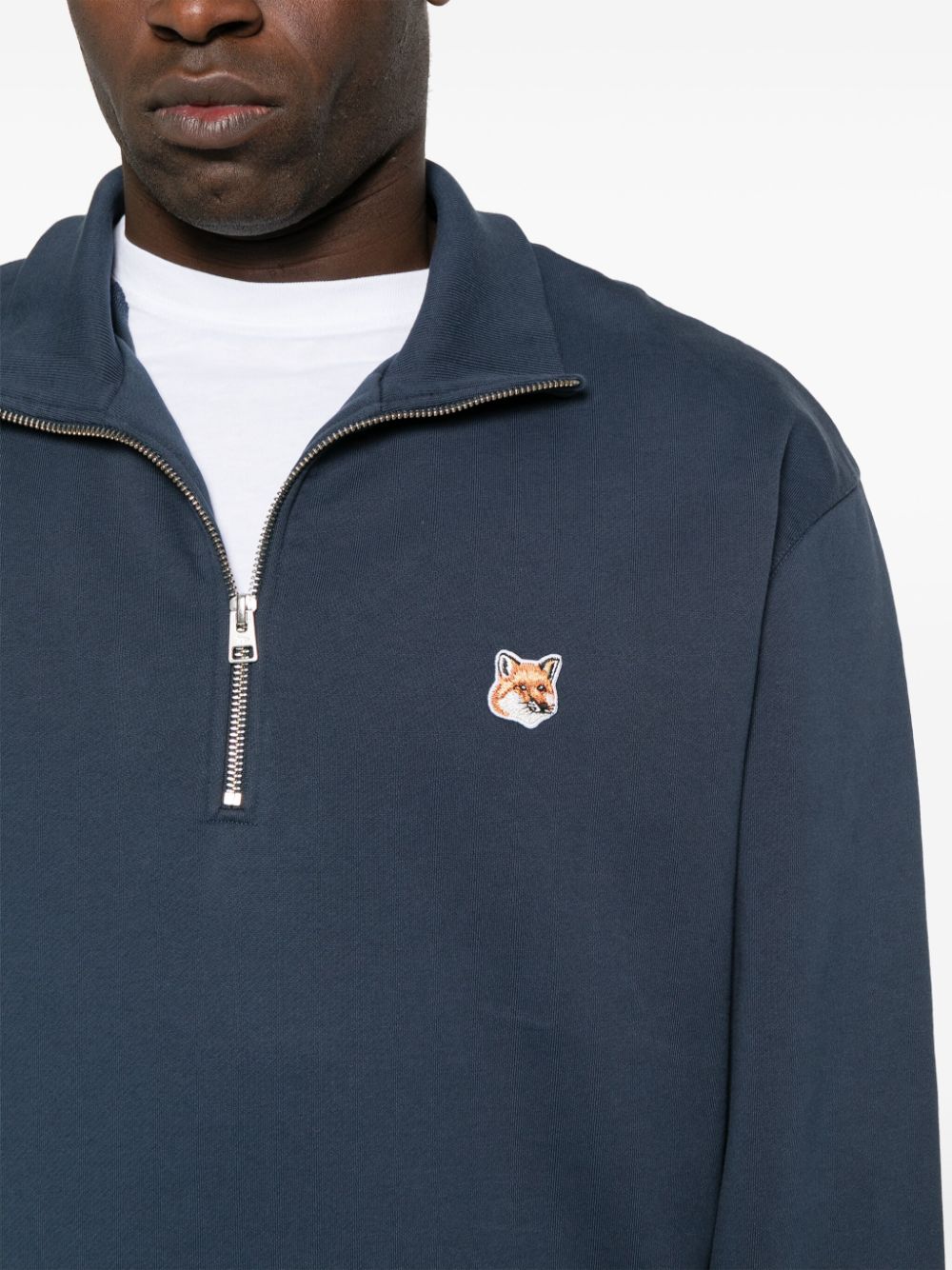 Fox head cotton sweatshirt