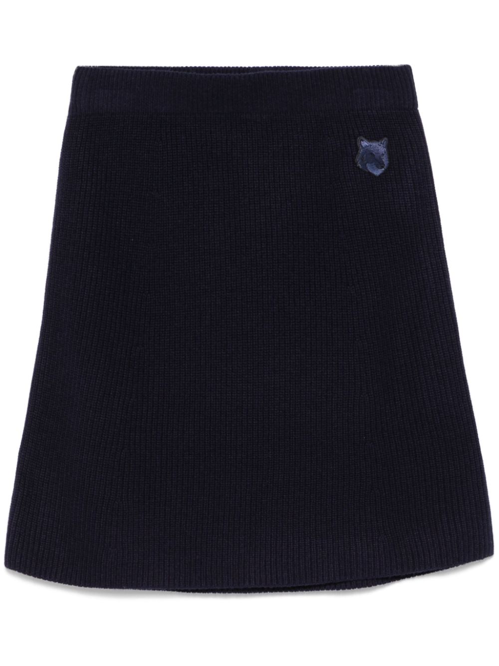 Fox head wool skirt