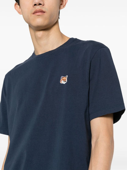 Fox head patch cotton t-shirt