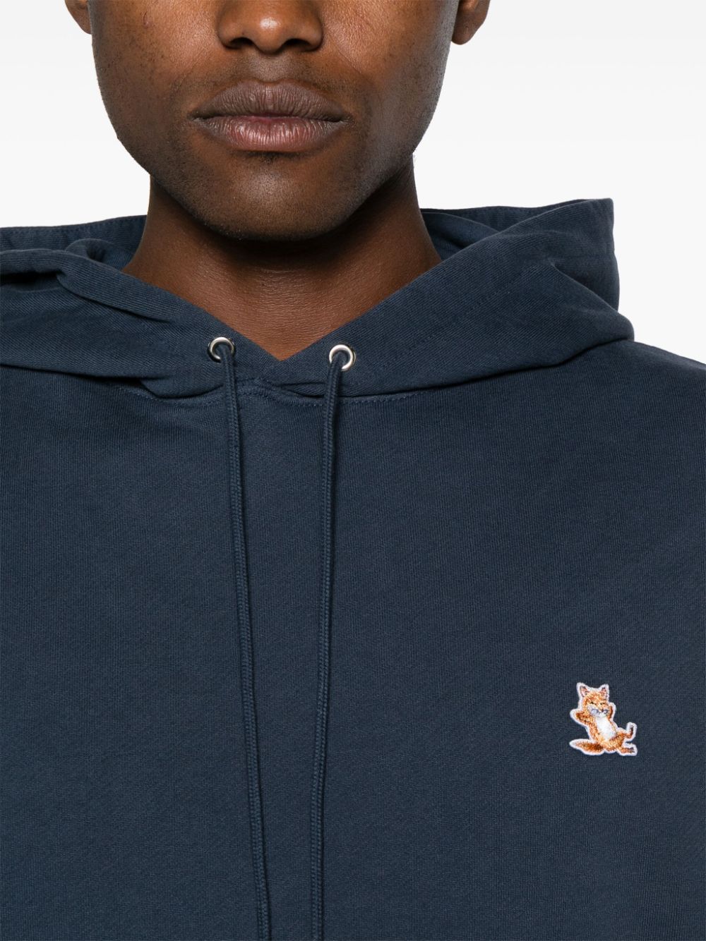 Chillax patch cotton hoodie