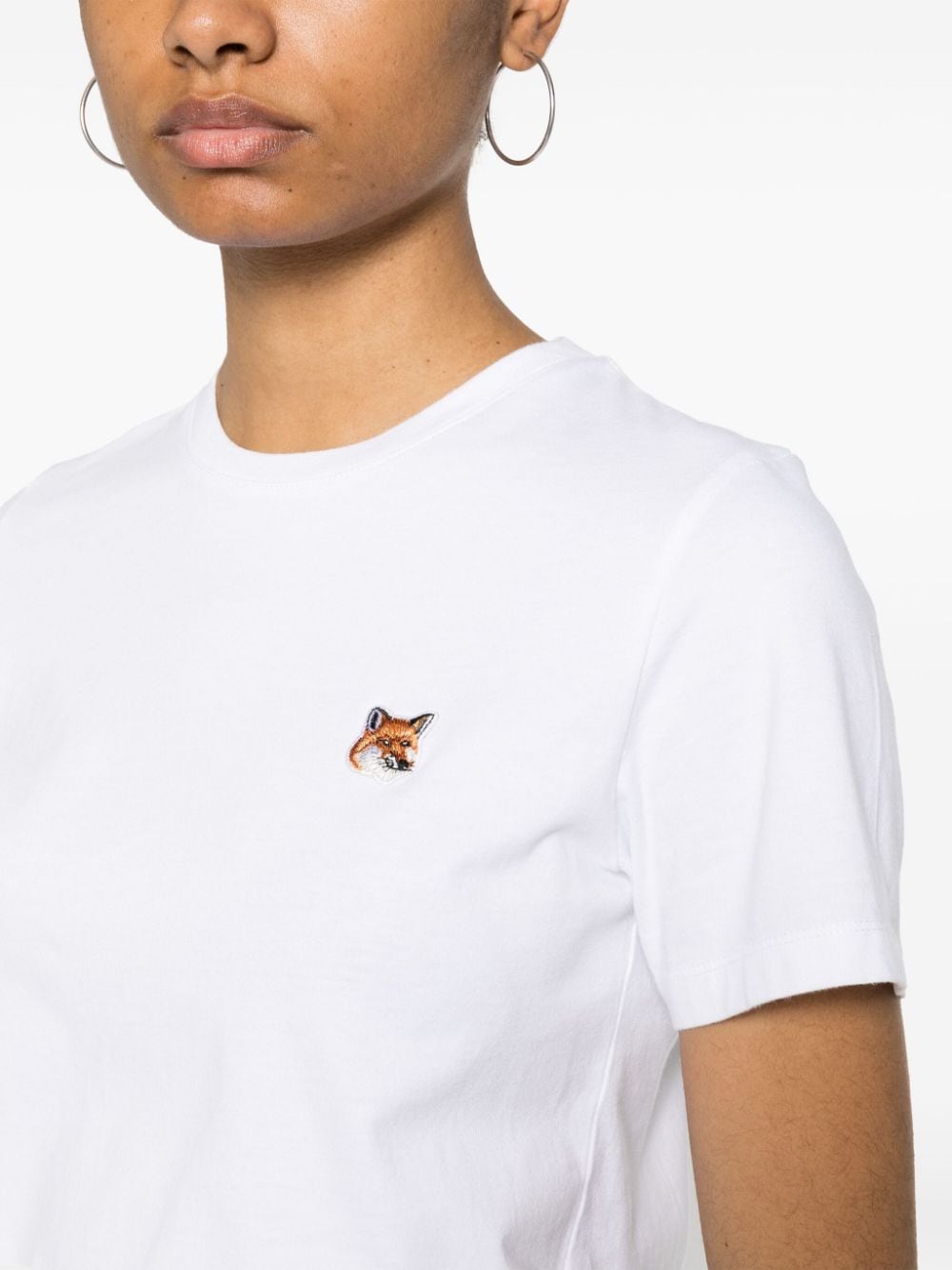 Fox head patch cotton t-shirt