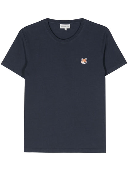 Fox head patch cotton t-shirt