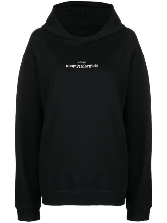 Logo cotton hoodie