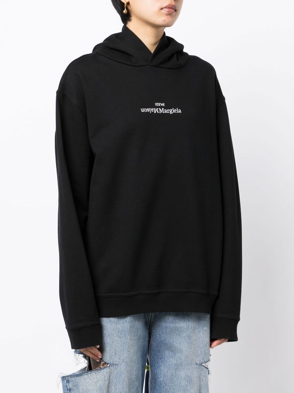 Logo cotton hoodie