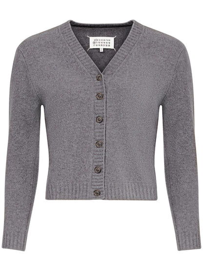 Wool v-necked cardigan