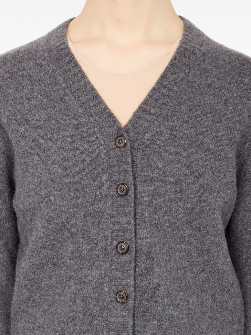 Wool v-necked cardigan