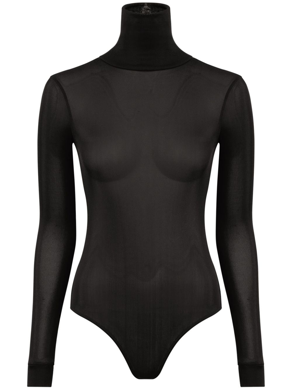 High-neck bodysuit