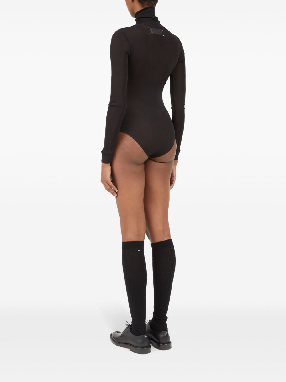 High-neck bodysuit