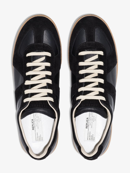 Replica leather sneakers