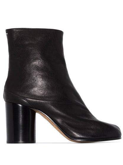 Tabi leather ankle boots