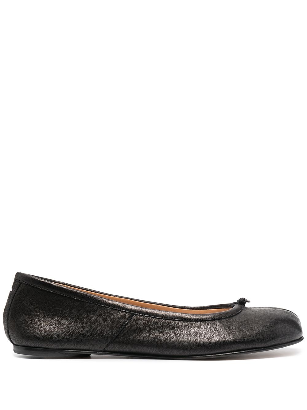 Tabi leather ballet flats