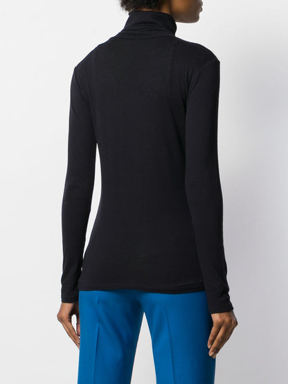 Cashmere blend high-neck sweater