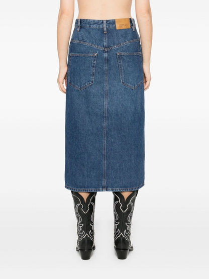 Vandy denim cotton skirt