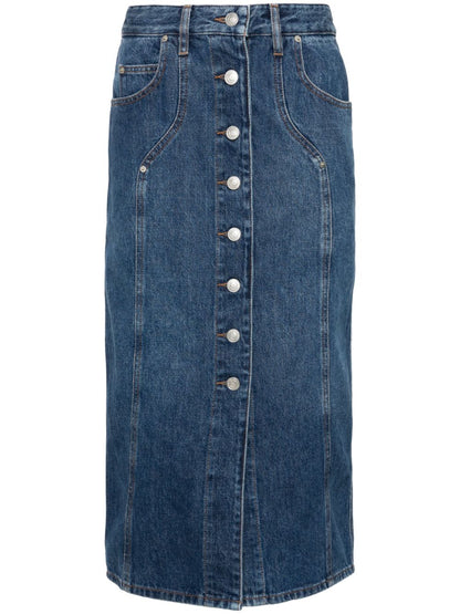 Vandy denim cotton skirt