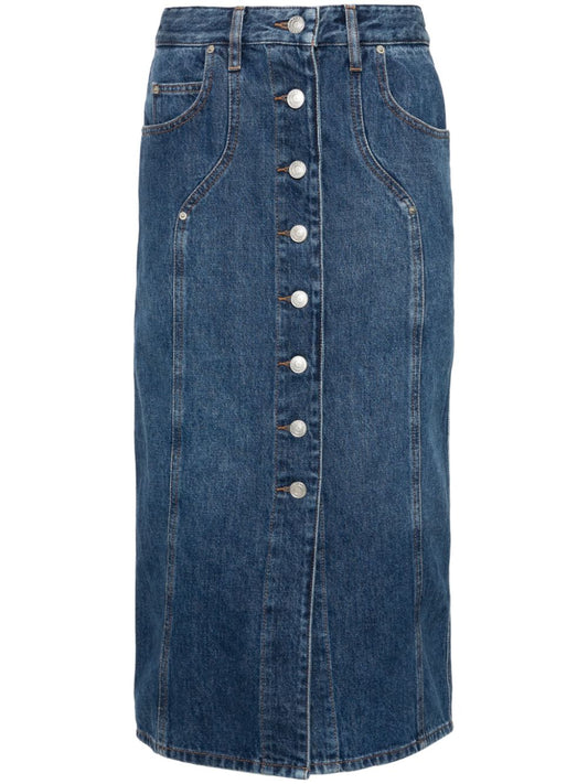 Vandy denim cotton skirt