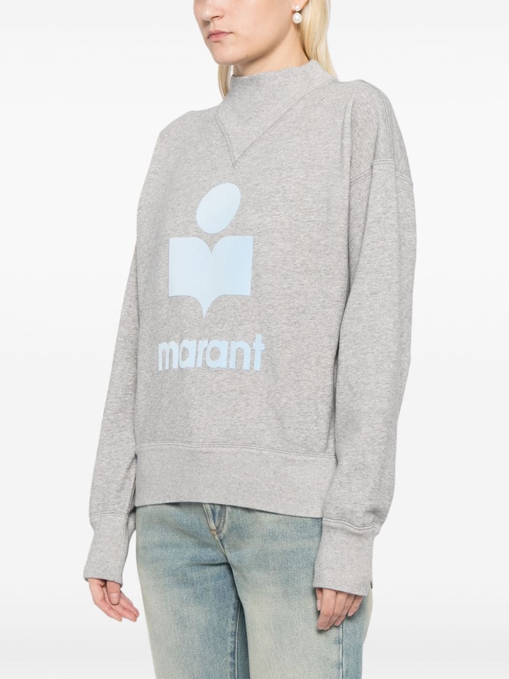 Moby logo cotton sweatshirt