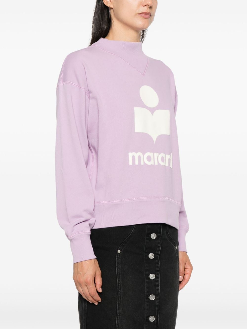 Moby logo cotton sweatshirt