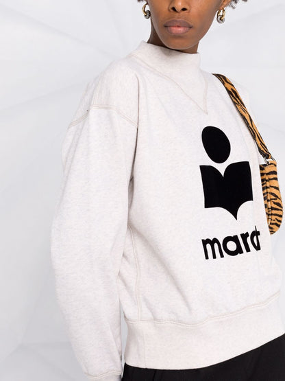 Moby logo cotton sweatshirt