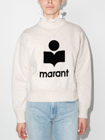 Moby logo cotton sweatshirt