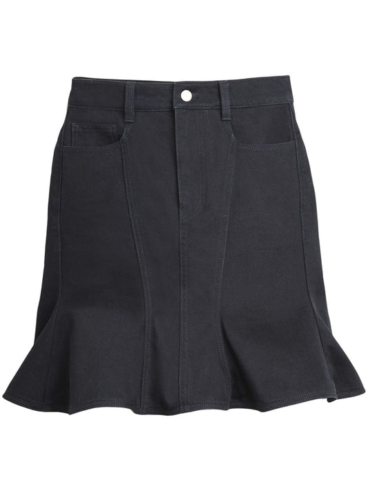 Denim cotton mini skirt